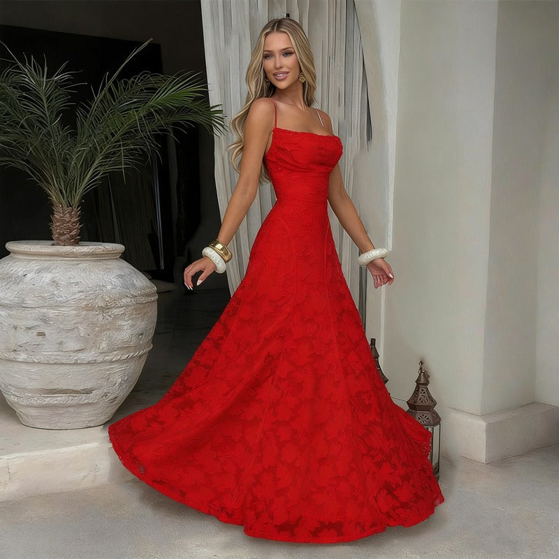 Sofía - Vestido Maxi Elegante de Encaje