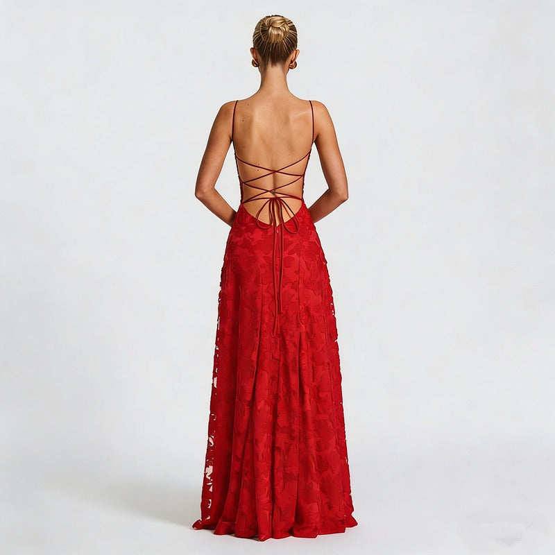 Sofía - Vestido Maxi Elegante de Encaje