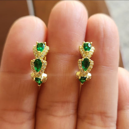 Alicia - Pendientes Sylvarra Jadelisse | Dorado