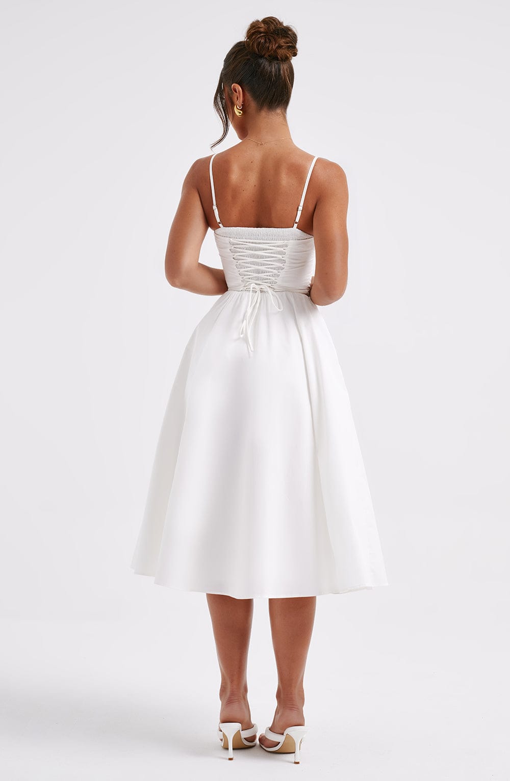 Marta - Vestido Midi Elegante Estilo Corsé