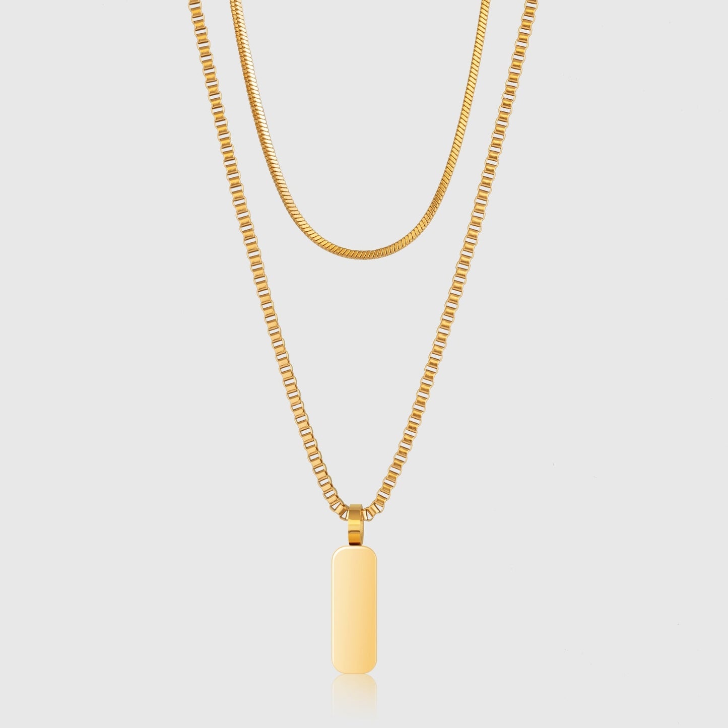 Miguel - Dúo de Collares con Colgantes Minimalistas