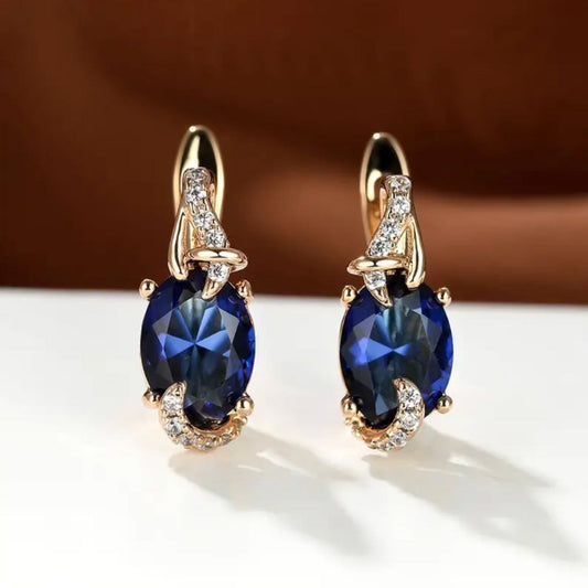 Aretes Colgantes Medianoche Real