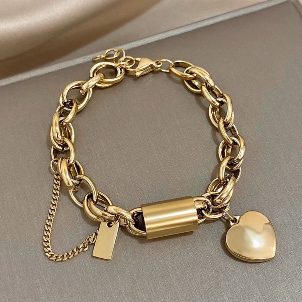 Love Link - Brazalete Dorado