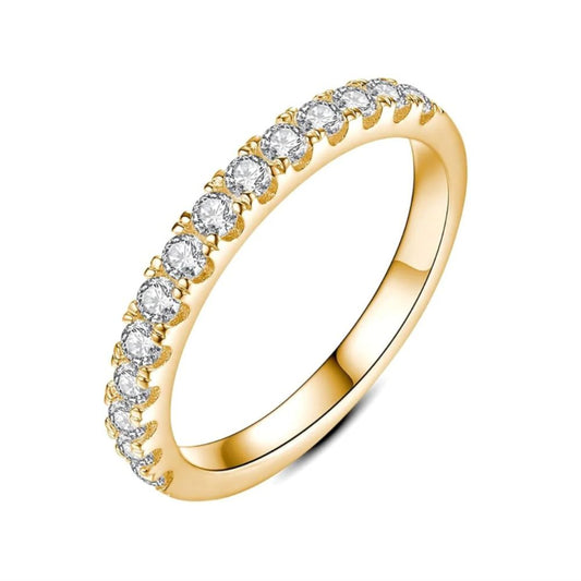 Diamond Embrace - Anillo Dorado