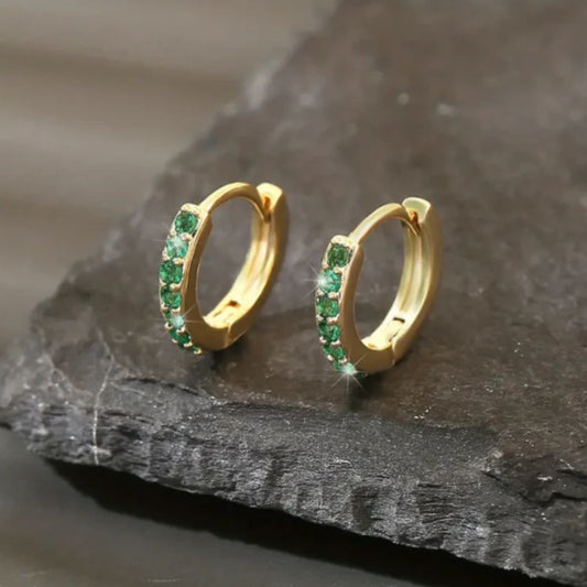 Aretes Colgantes de Oro Inspiración Costera