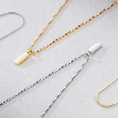 Miguel - Dúo de Collares con Colgantes Minimalistas
